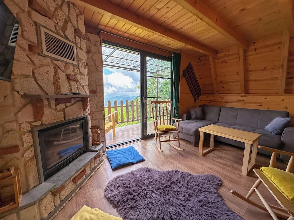 Lüx Şömineli Bungalow-14
