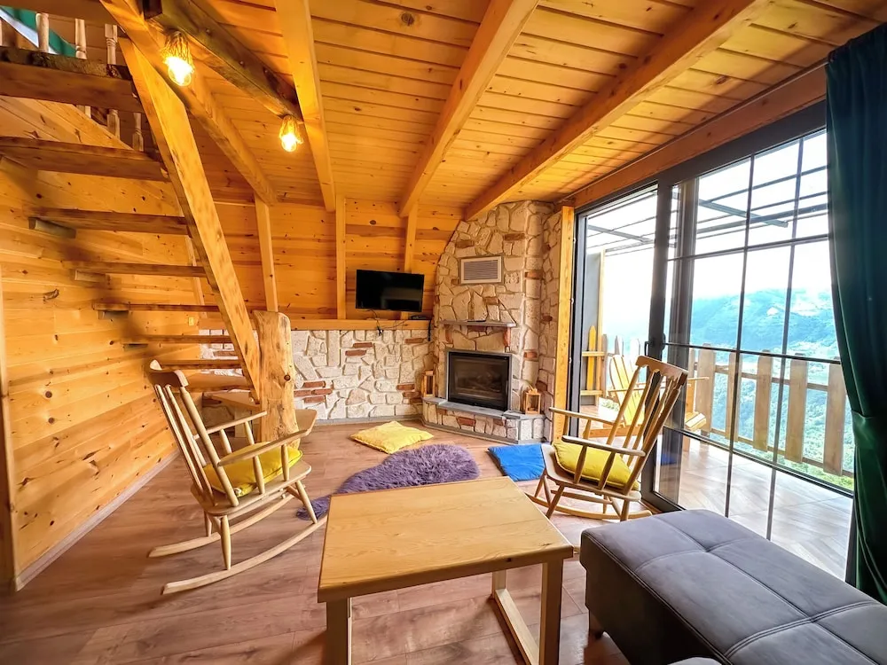 Lüx Şömineli Bungalow-14