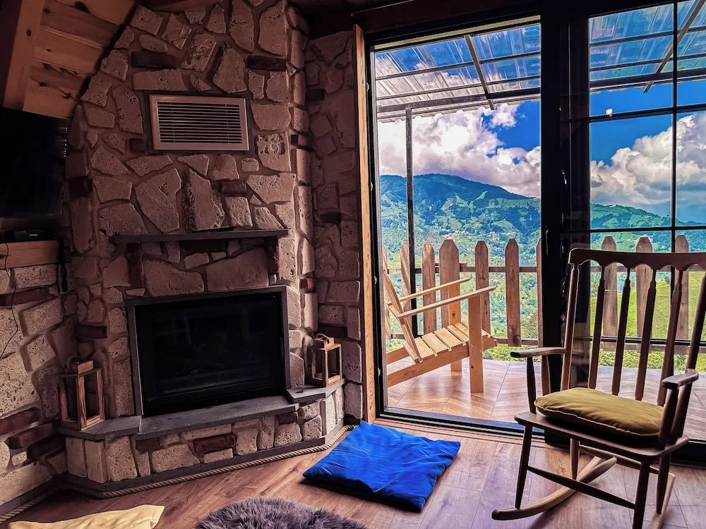Lüx Şömineli Bungalow-14