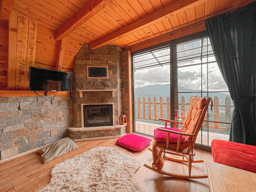 Luxury Suit Bungalow with Balcony and Fireplace-11