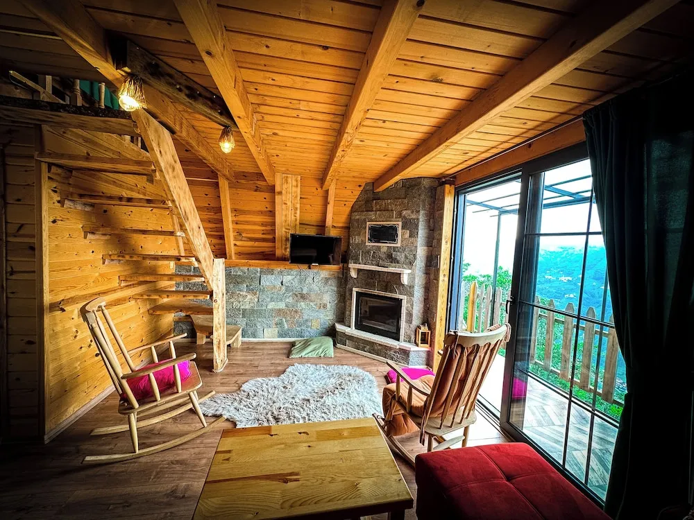 Luxury Suit Bungalow with Balcony and Fireplace-11