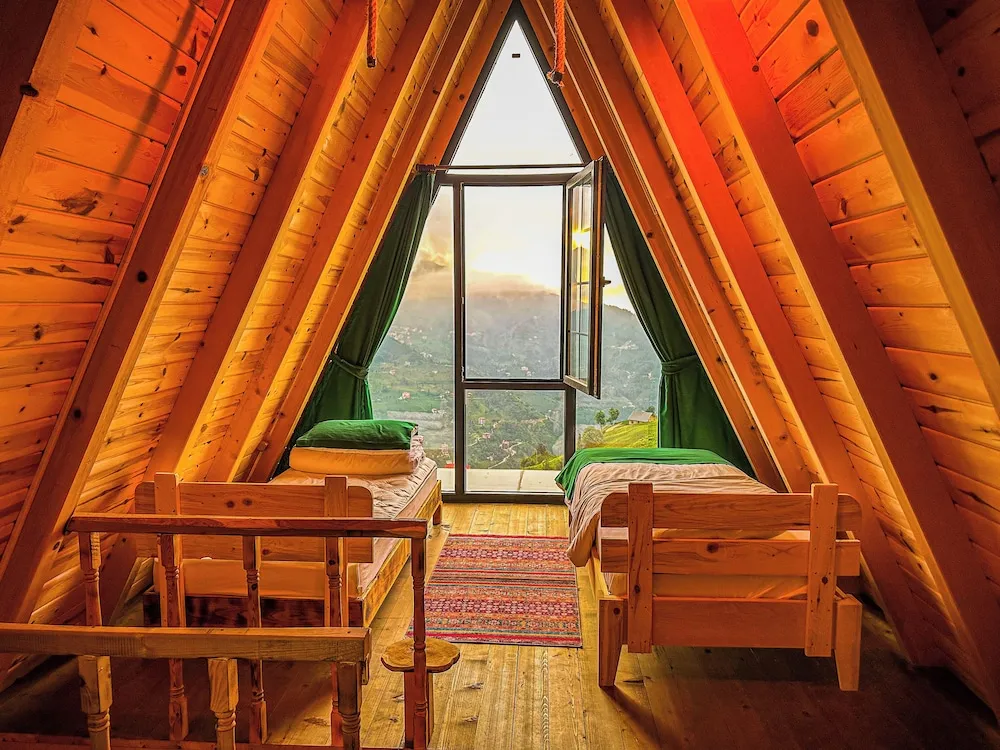Luxury Suit Bungalow with Balcony and Fireplace-11