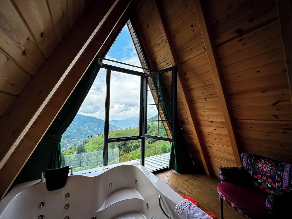 Luxury Suit Bungalow with Balcony and Fireplace-11