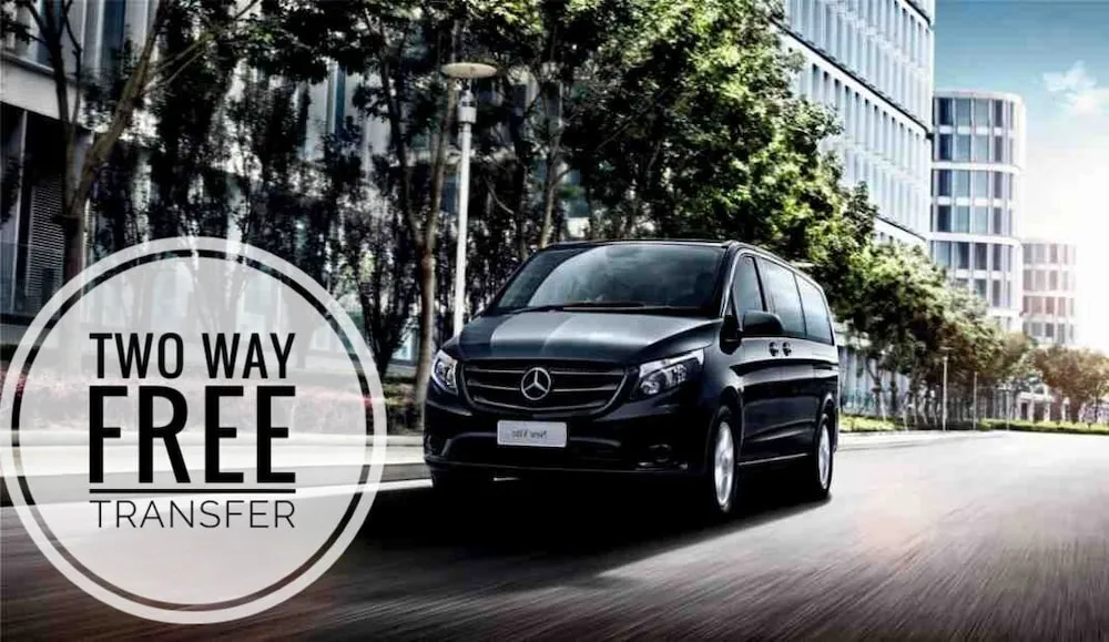 Konaklama yerinin ön cephesi