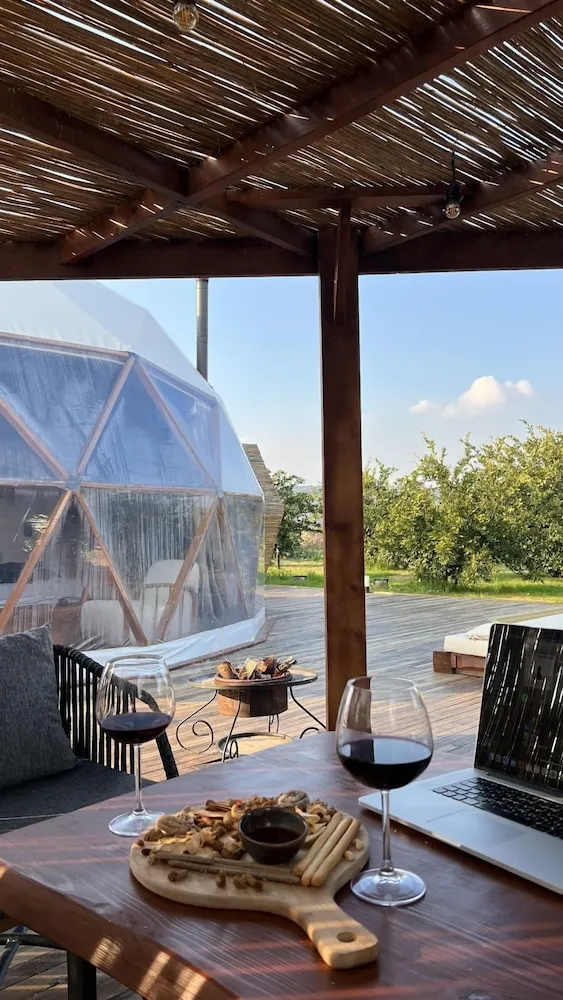Deluxe Tent Non-Heated Outside Private Pool and Jacuzzi