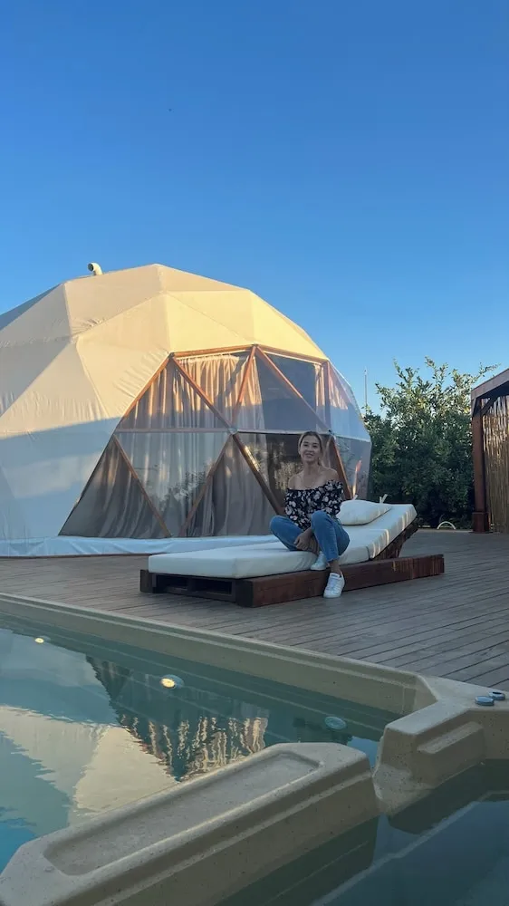 Design Tent Non-Heated Outside Pool and Jacuzzi