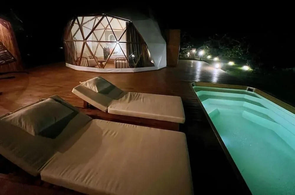 Design Tent Non-Heated Outside Pool and Jacuzzi