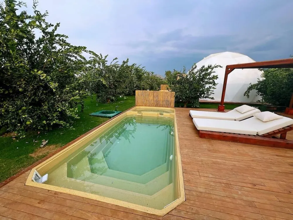 Design Tent Non-Heated Outside Pool and Jacuzzi