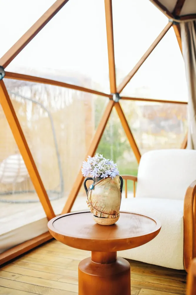 Superior Tent Private Sauna, Non-Heated Pool and Jacuzzi