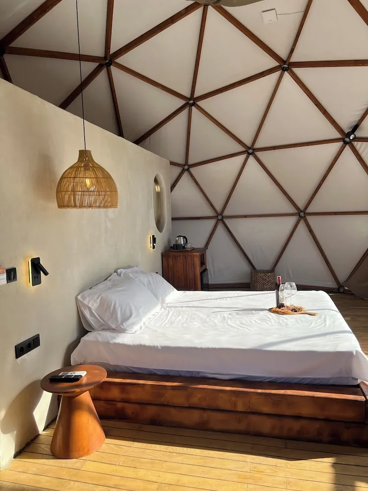 Superior Tent Private Sauna, Non-Heated Pool and Jacuzzi