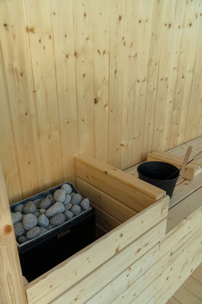 Superior Tent Private Sauna, Non-Heated Pool and Jacuzzi