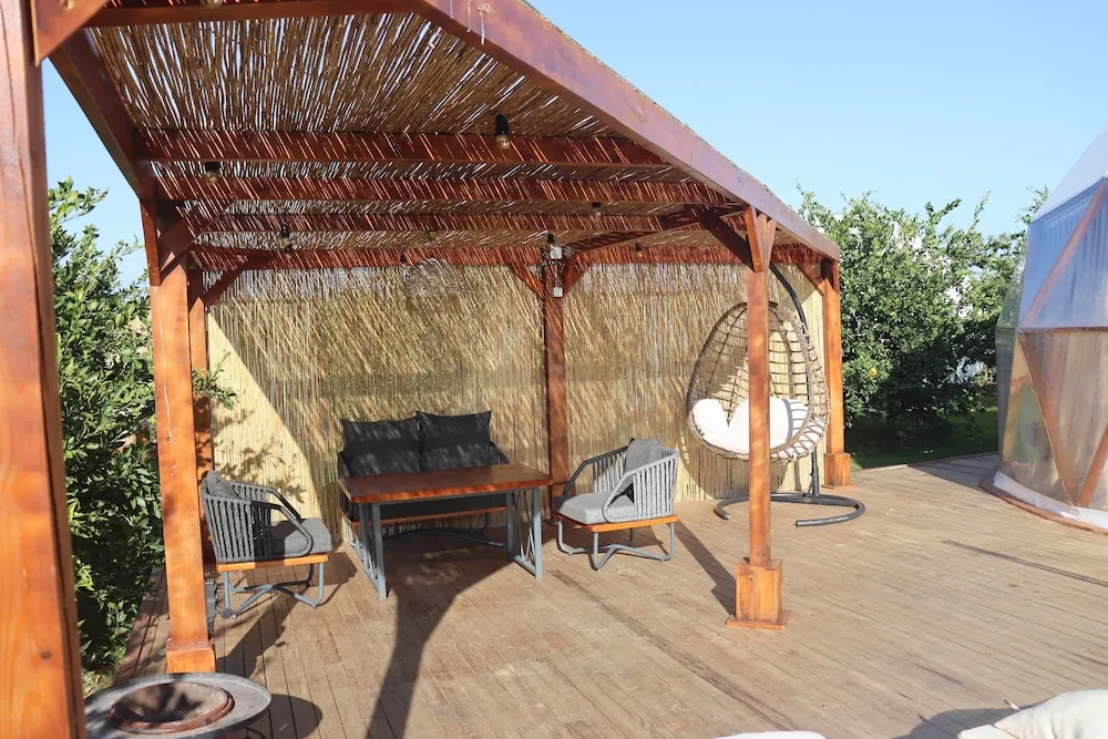 Honeymoon Tent Hydrotherapy Jacuzzi, Pool, Terrace Room