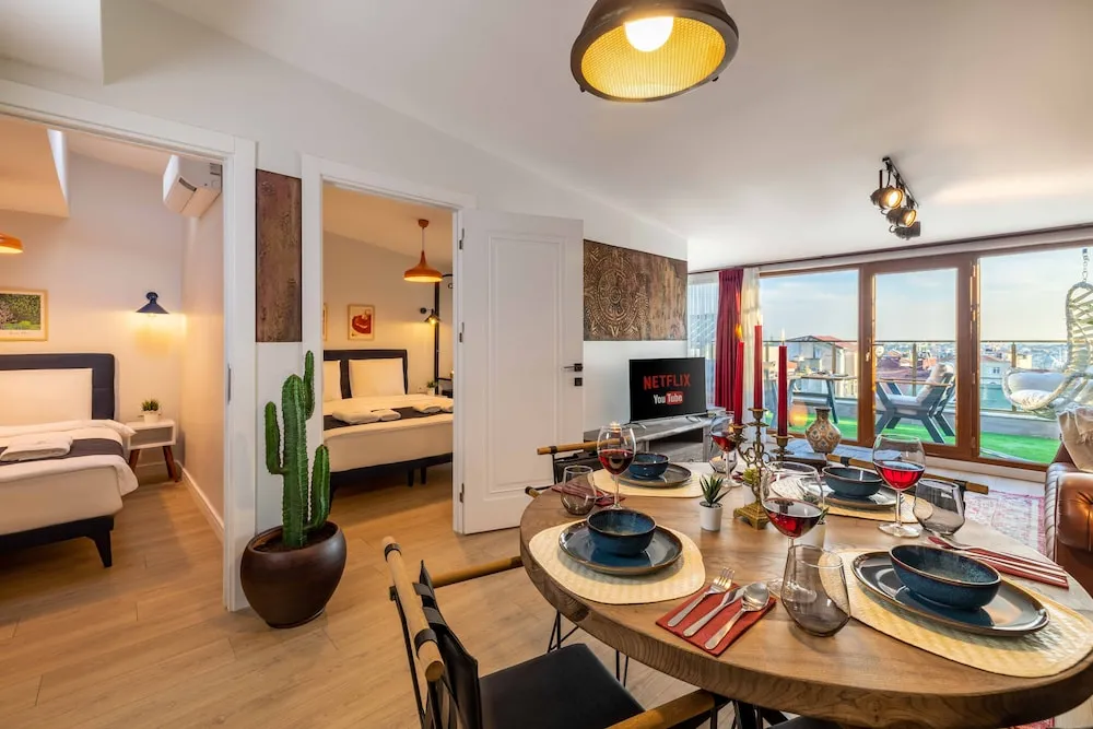 Deluxe Apart Daire, Birden Çok Yatak, Deniz Manzaralı