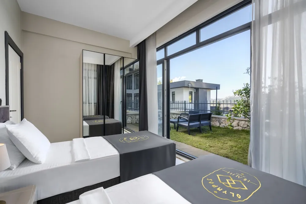 Superior Süit, 2 Yatak Odası, Şömine, Bahçeli