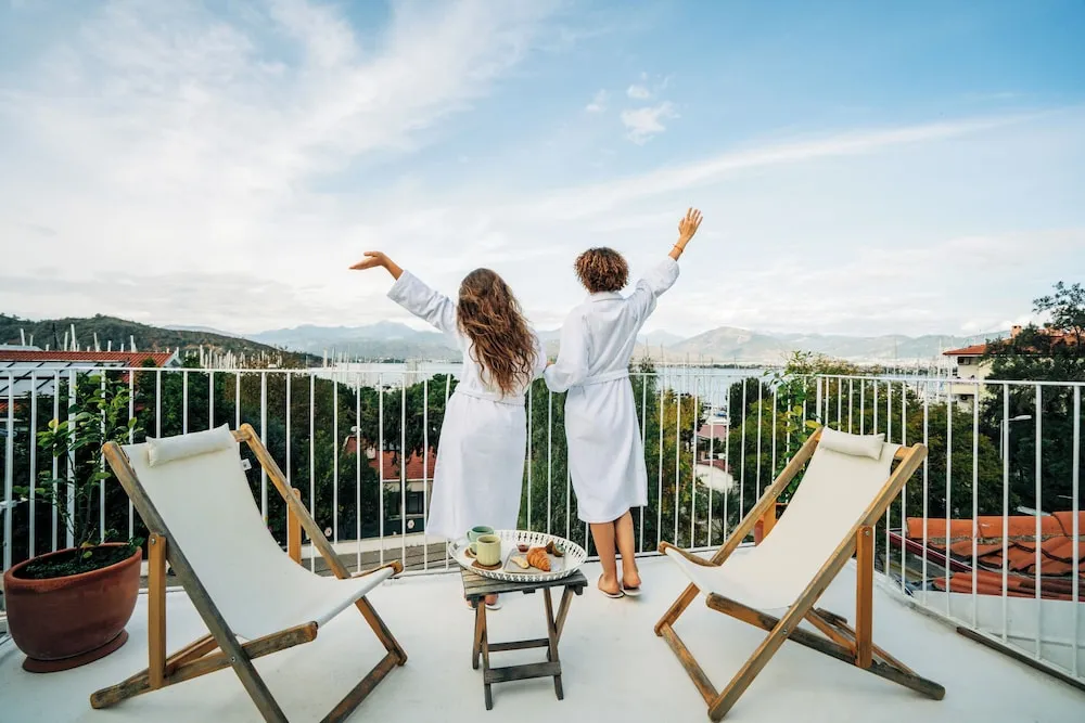 Luxury Tek Büyük Yataklı Oda, 1 Yatak Odası, Küvet, Deniz Manzaralı