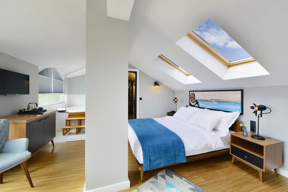 Penthouse with Balcony and Jettub