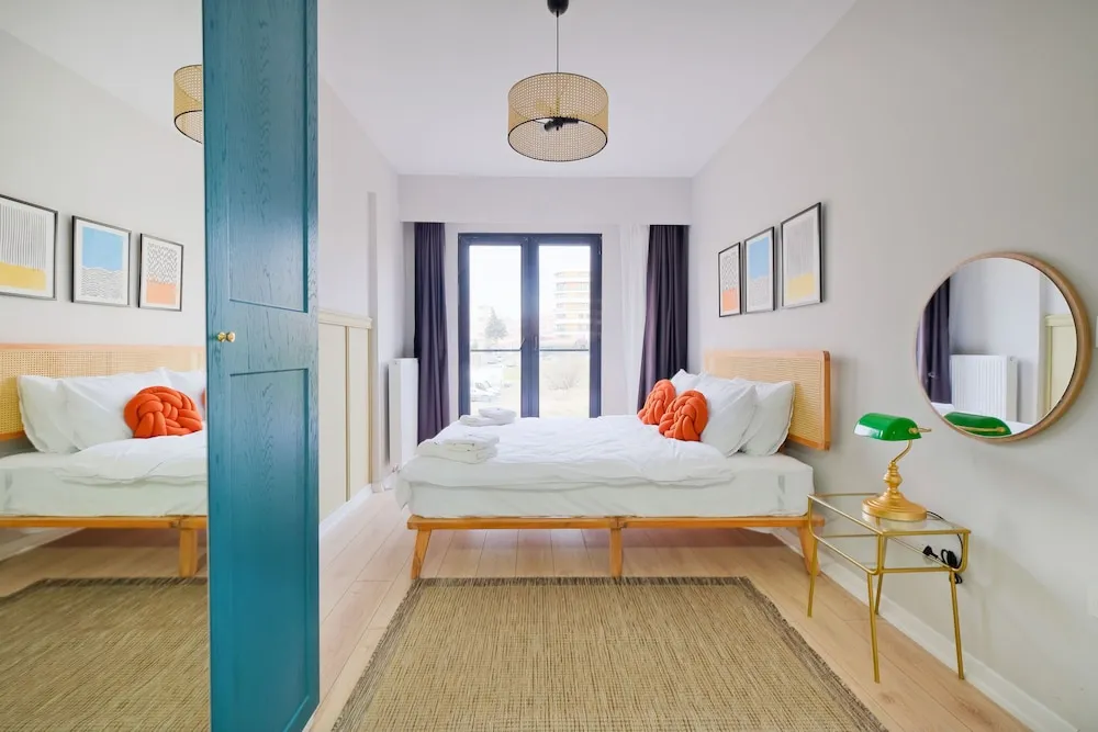 Deluxe Apart Daire, 2 Yatak Odası, Sigara İçilmez