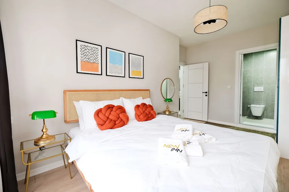 Deluxe Apart Daire, 2 Yatak Odası, Sigara İçilmez