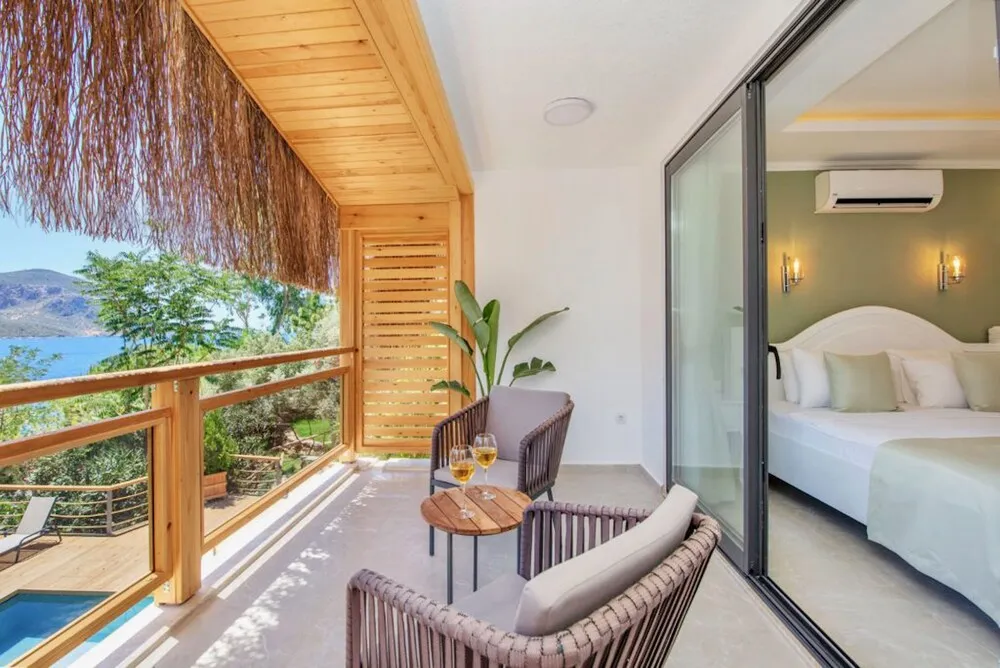 Deluxe Villa, 2 Yatak Odası, Balkon/Veranda, Deniz Manzaralı