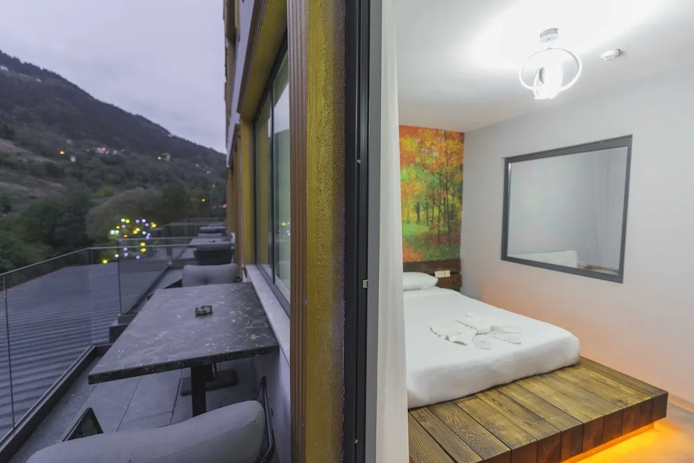 Deluxe Oda, 1 Büyük (Queen) Boy Yatak ve Çekyat, Balkon/Veranda, Nehir Manzaralı