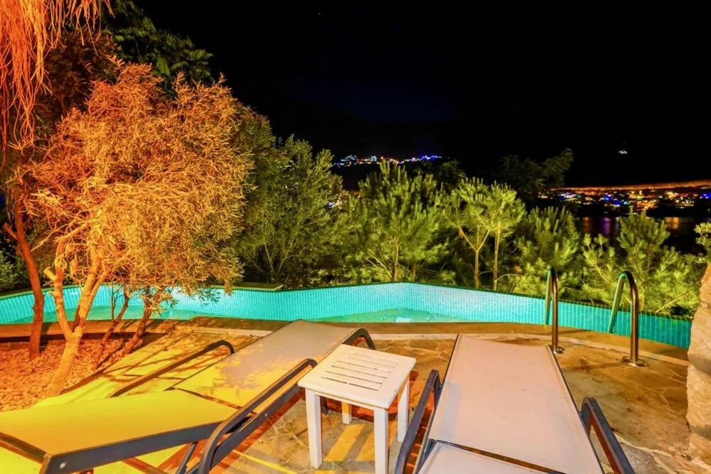 Deluxe Villa, 2 Yatak Odası, Kişiye Özel Havuzlu, Deniz Manzaralı