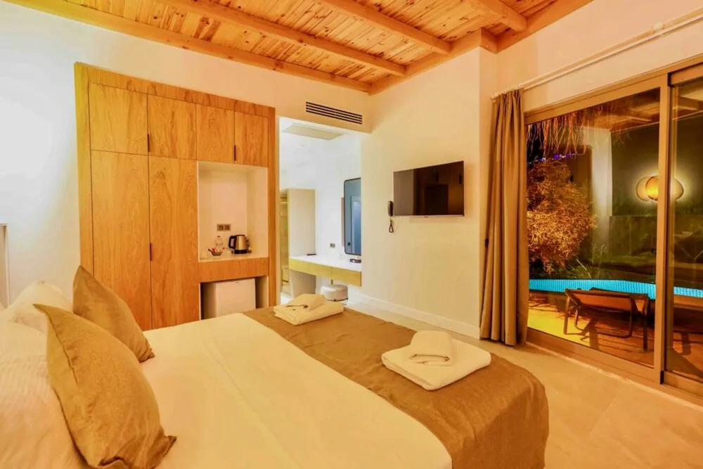 Deluxe Villa, 2 Yatak Odası, Kişiye Özel Havuzlu, Deniz Manzaralı