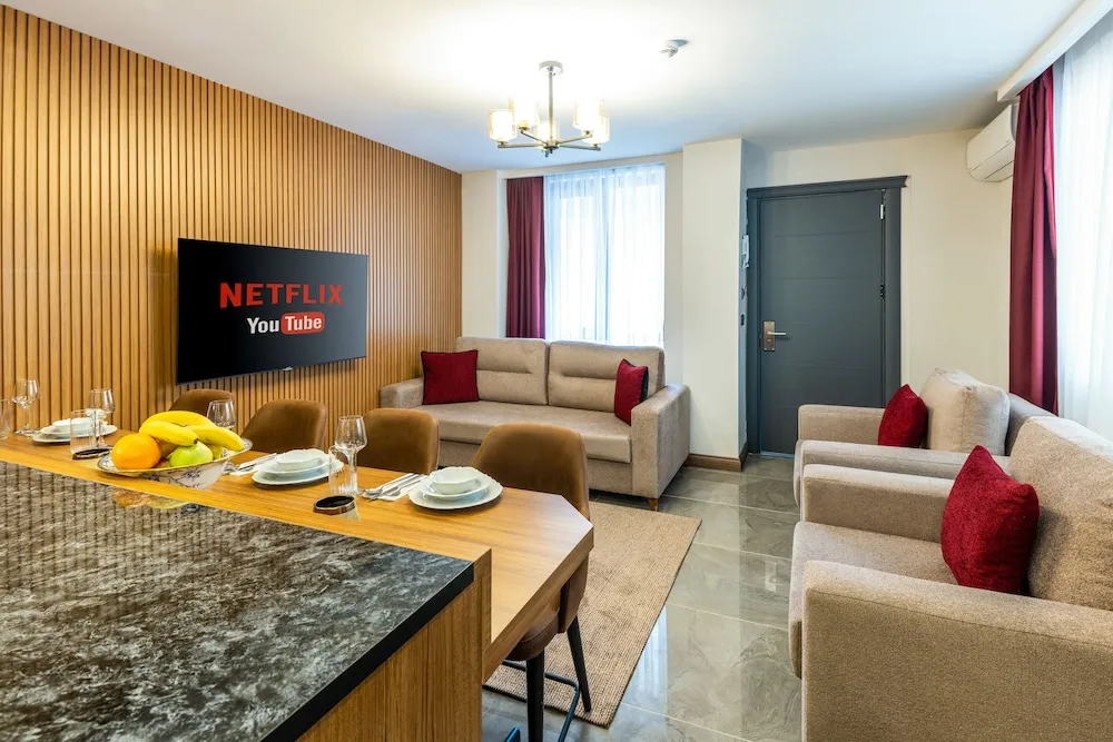 Luxury Apart Daire, 1 Yatak Odası, Havuz Kullanımı