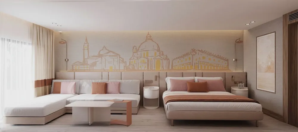 Deluxe Tek Büyük Yataklı Oda, Balkon/Veranda