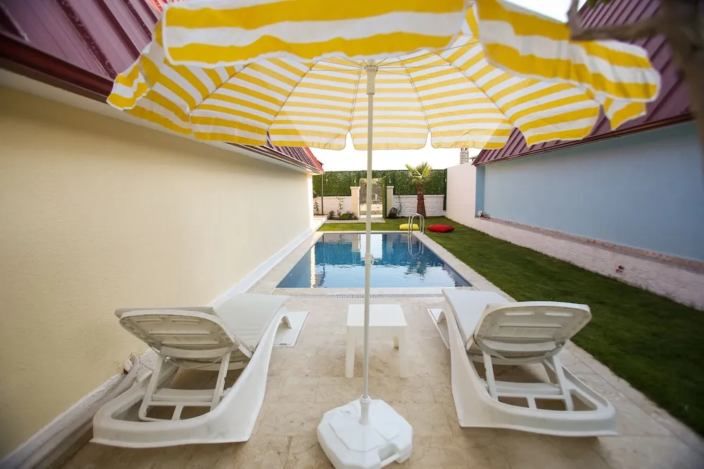 Family Bungalov, Birden Çok Yatak, Kişiye Özel Havuzlu, Bahçe Manzaralı