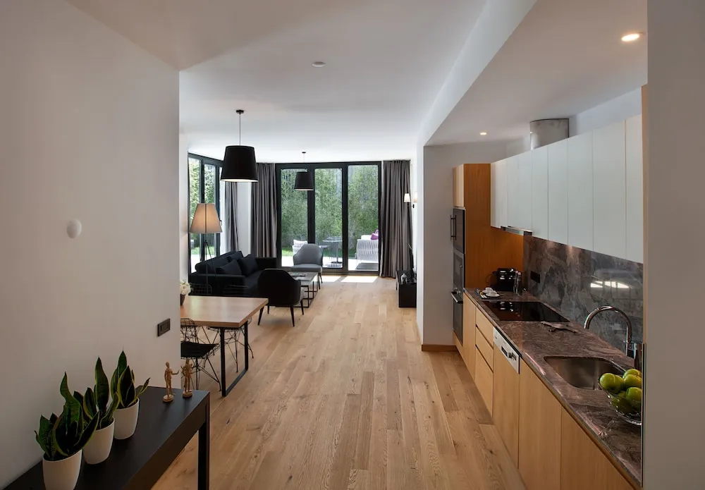Deluxe Apart Daire, 1 Yatak Odası, Sigara İçilmez, Bahçe Manzaralı
