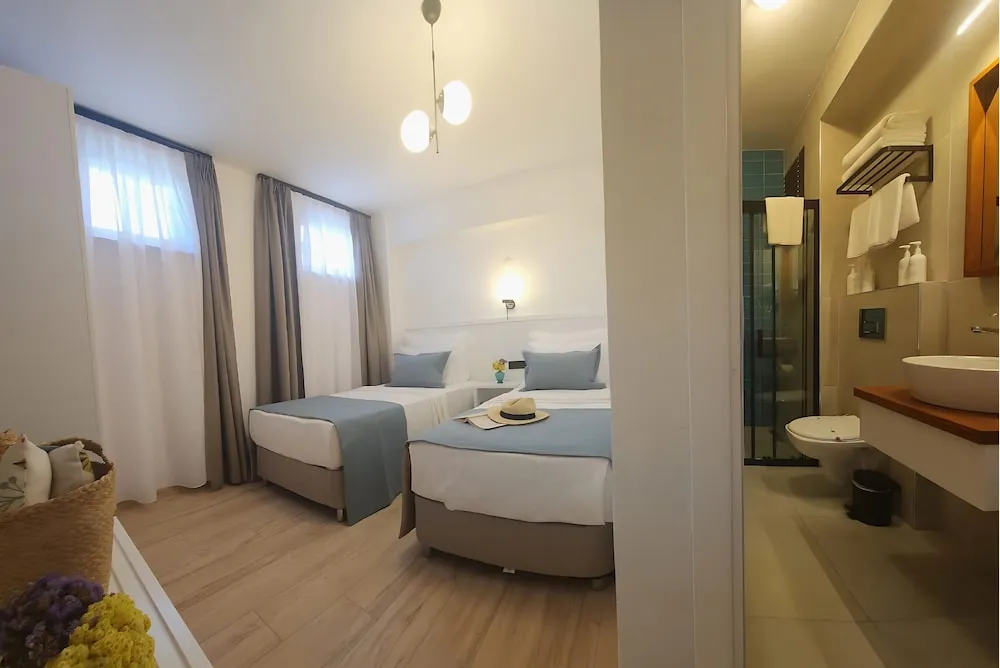 Economy İki Ayrı Yataklı Oda (Yarı Bodrum kat)