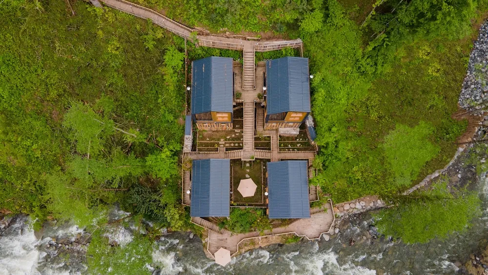 Luxury Dağ Evi, Sıcak Su Küveti