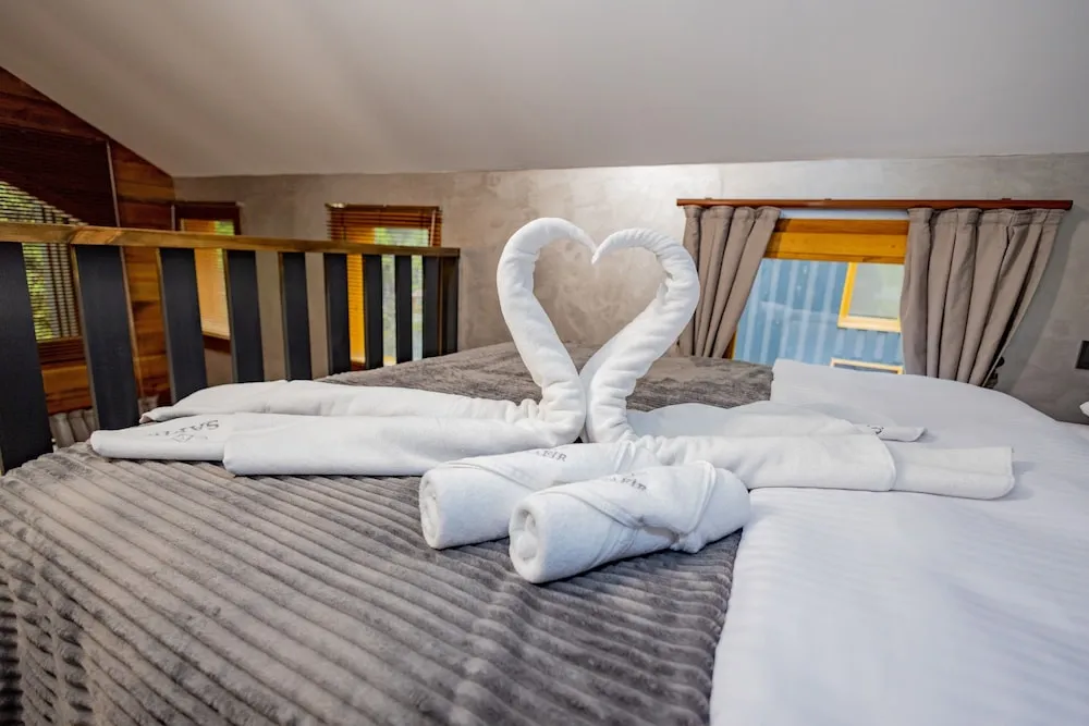 Luxury Dağ Evi, Sıcak Su Küveti