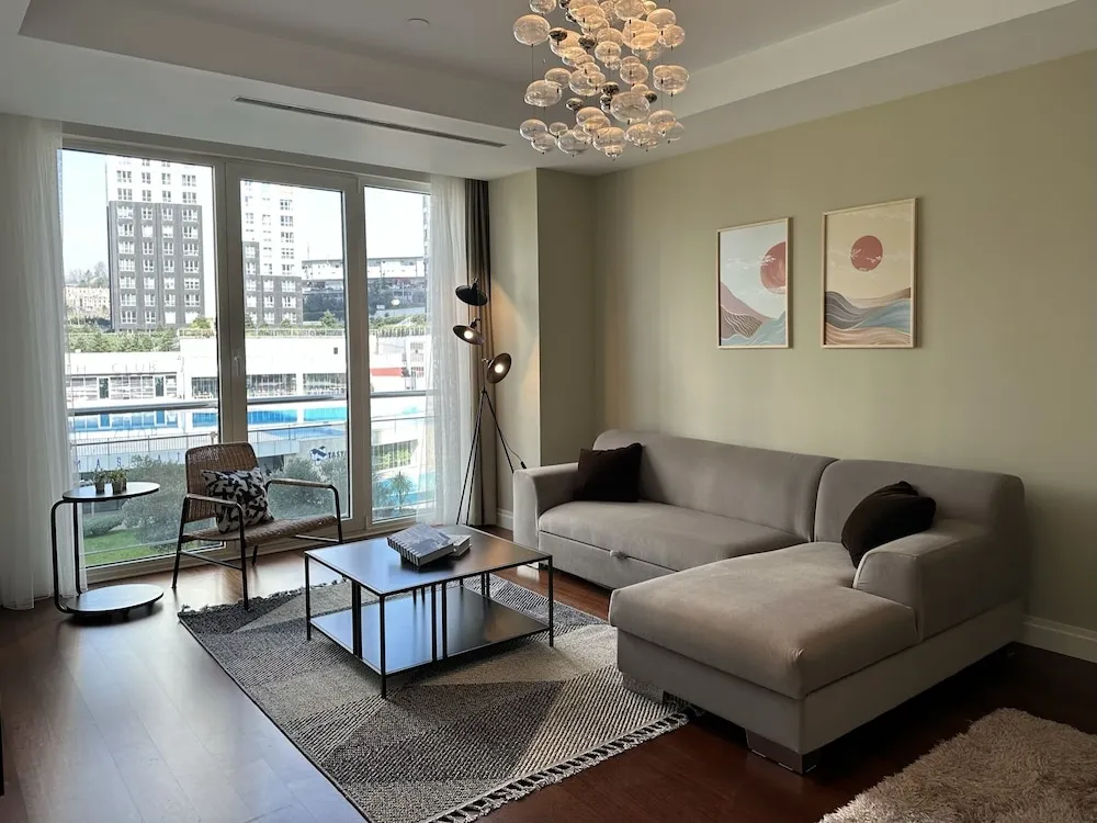 Standard Apart Daire, 1 Yatak Odası, Havuz Manzaralı, Avlu