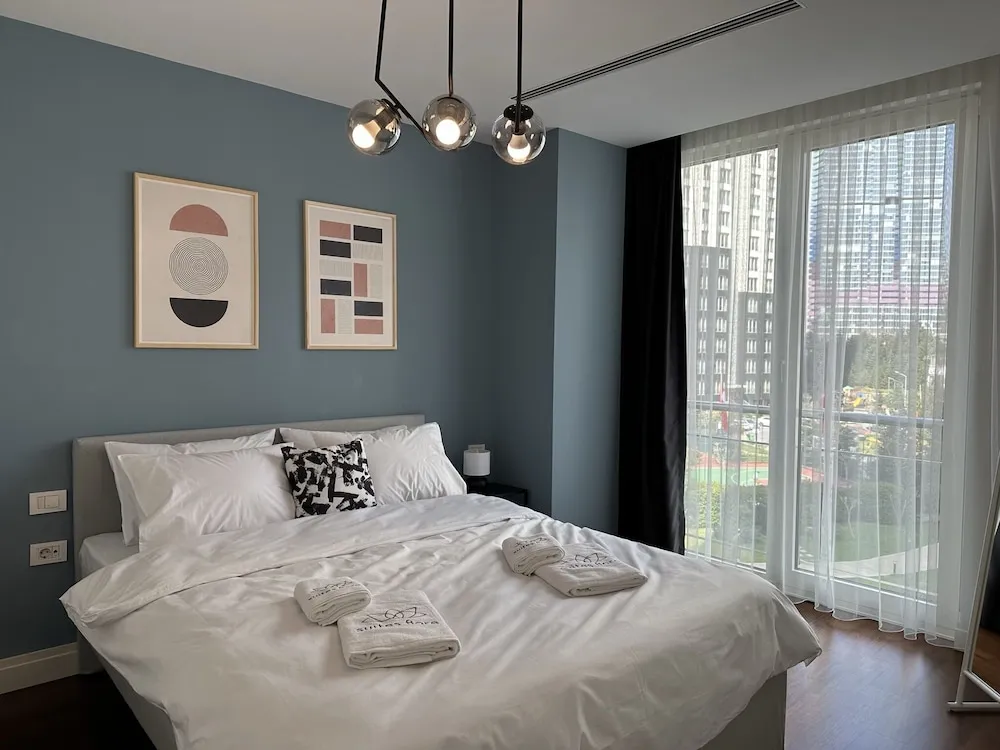 Standard Apart Daire, 1 Yatak Odası, Havuz Manzaralı, Avlu