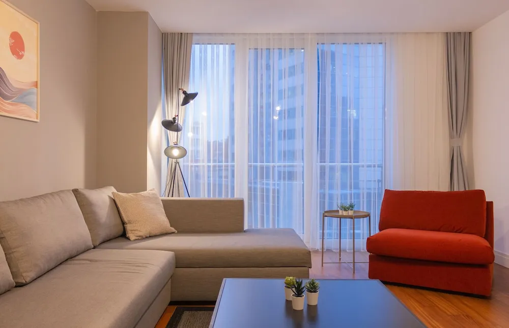 Standard Apart Daire, 2 Yatak Odası, Avlu Manzaralı