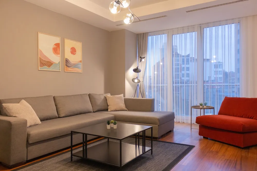 Standard Apart Daire, 2 Yatak Odası, Avlu Manzaralı