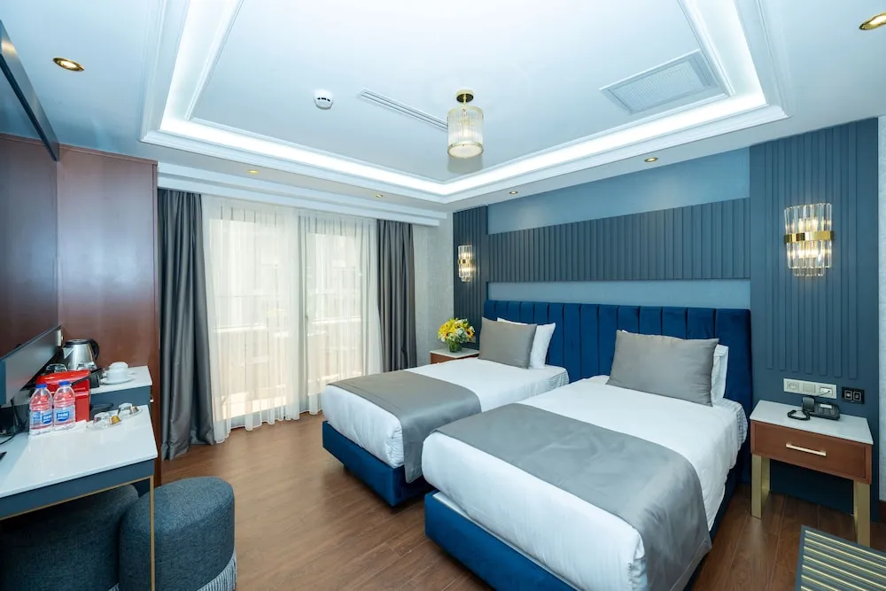 Luxury Tek Büyük veya İki Ayrı Yataklı Oda, Teras