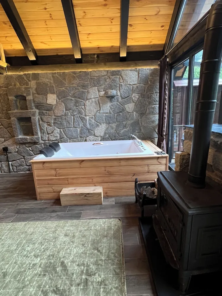 Premium Dağ Evi, 1 Çift Kişilik Yatak, Nehir Manzaralı
