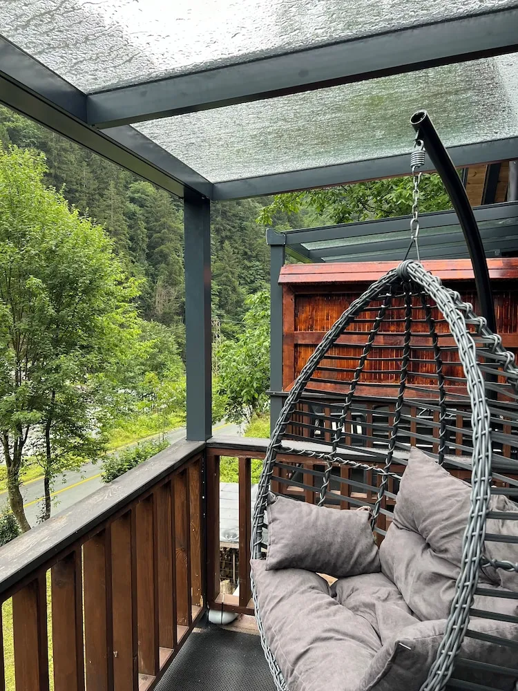 Premium Dağ Evi, 1 Çift Kişilik Yatak, Nehir Manzaralı