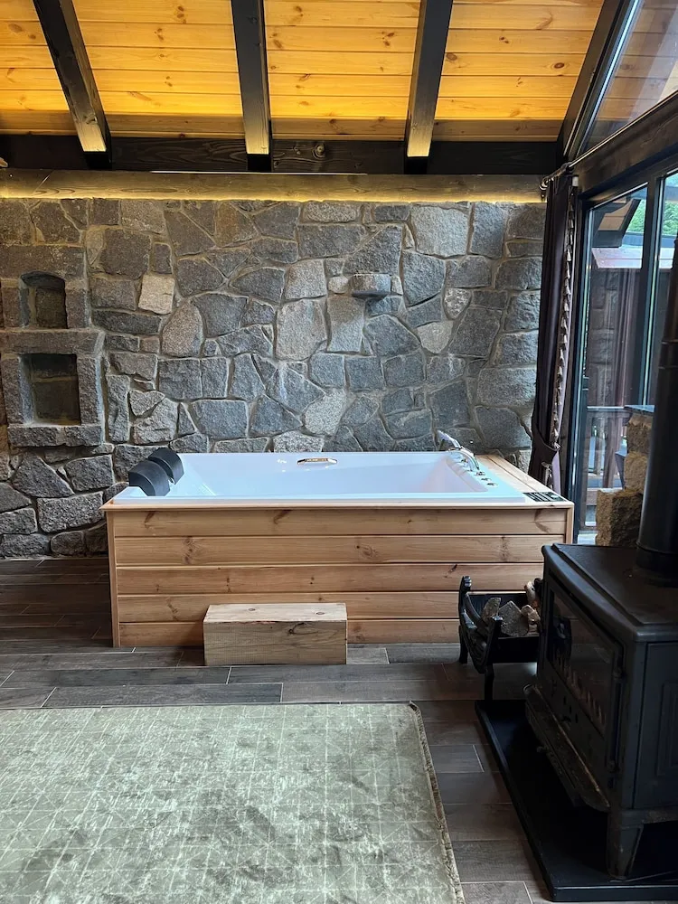 Premium Dağ Evi, 1 Çift Kişilik Yatak, Nehir Manzaralı