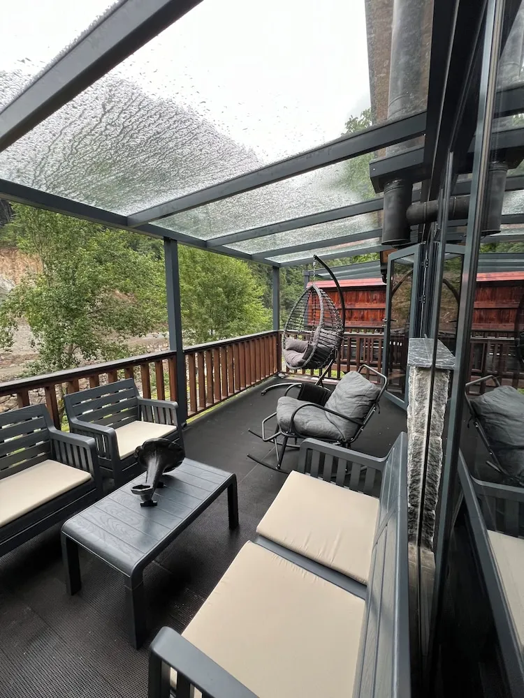 Premium Dağ Evi, 1 Çift Kişilik Yatak, Nehir Manzaralı