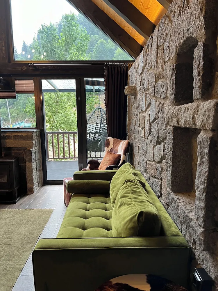 Premium Dağ Evi, 1 Çift Kişilik Yatak, Nehir Manzaralı
