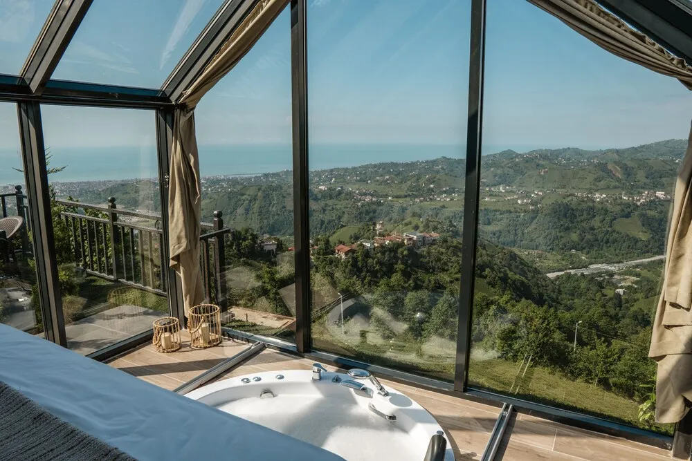Luxury Bungalov, 1 Yatak Odası, Dağ Manzaralı, Yamaçta