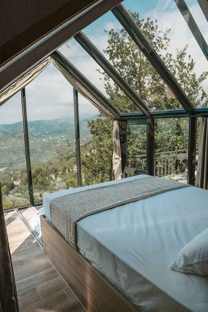 Honeymoon Bungalov, 1 Yatak Odası, Nehir Manzaralı, Yamaçta