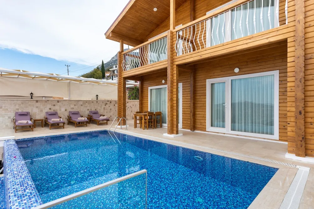 Deluxe Villa, 2 Yatak Odası, Kişiye Özel Havuzlu, Deniz Manzaralı