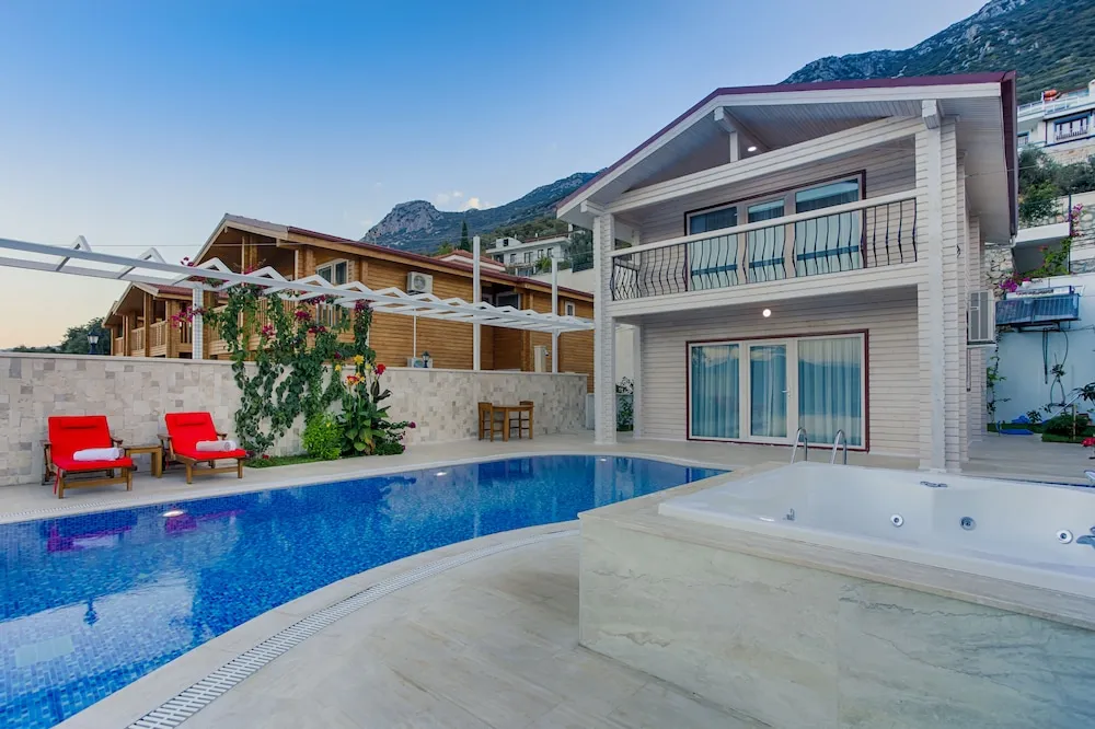 Deluxe Villa, 1 Yatak Odası, Kişiye Özel Havuzlu, Deniz Manzaralı