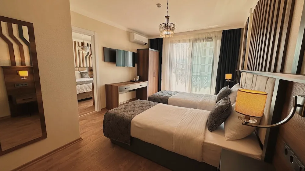 Deluxe Dört Kişilik Oda, Sigara İçilmez, Deniz Manzaralı