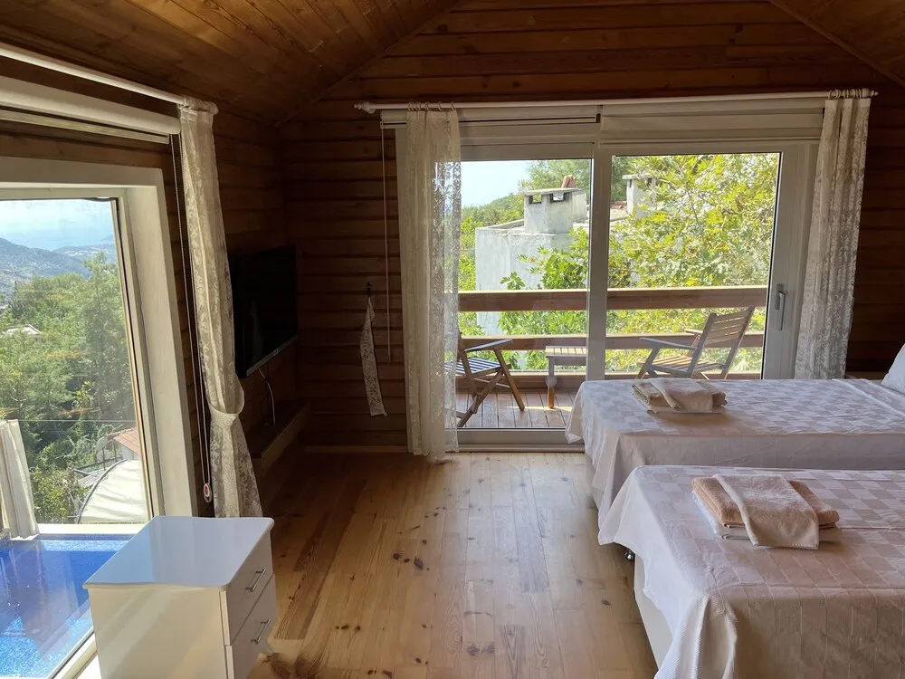 Deluxe Villa, 2 Yatak Odası, Kişiye Özel Havuzlu, Dağ Manzaralı