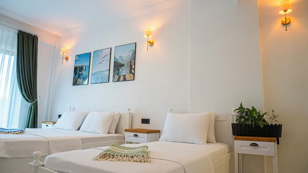 Deluxe Üç Kişilik Oda, Balkon, Deniz Manzaralı